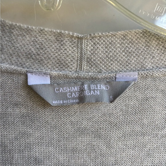 Light Gray Women's Open Cardigan - Picture 3 of 6